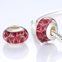 Load image into Gallery viewer, BAMOER Fashion DIY Beads Brown Round Shape Murano Glass Beads fit Bracelet Women Beads &amp; Jewelry Makings PA6366
