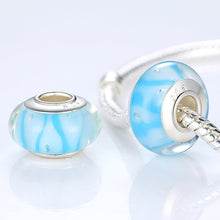 Load image into Gallery viewer, BAMOER Fashion DIY Beads Brown Round Shape Murano Glass Beads fit Bracelet Women Beads &amp; Jewelry Makings PA6366