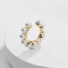 Load image into Gallery viewer, Bohemian Imitation Pearls Ear Cuff For Women Girl Trendy Round Small Clip Earrings NO Piercing Gold Metal Wedding Jewelry Bijoux