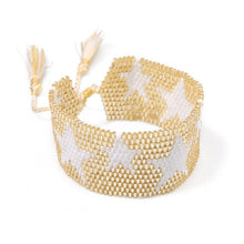 Load image into Gallery viewer, SHINUSBOHO 5X Punk Miyuki Charm Friendship Bracelets Bangles Gothic Rock Gold Rivets Men Jewelry Statement Bracelets for Women
