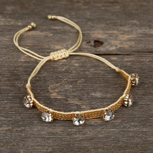Load image into Gallery viewer, SHINUSBOHO 5X Punk Miyuki Charm Friendship Bracelets Bangles Gothic Rock Gold Rivets Men Jewelry Statement Bracelets for Women