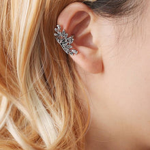 Load image into Gallery viewer, 1PC Steampunk Wrap Clip On Ear Cuff Crystal Feather Wing Earrings Bow Tie Ear Clip Helix Cartilage boucle d&#39;oreille clip