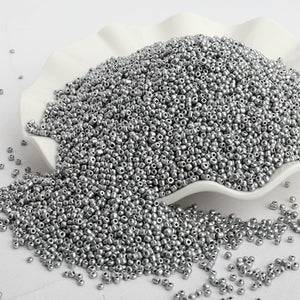 1000pcs/lot 2mm Austria Crystal Round Hole Bead Solid Color Czech Glass Seed Spacer DIY Beads For Kids Jewelry Making