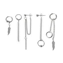 Load image into Gallery viewer, Korea Jewelry KPOP Bangtan Boy Punk Titanium Steel Tassel Chain Kit