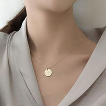 Load image into Gallery viewer, New Fashion Steampunk Dainty Circle Collier Jewelry Round Minimalist Chain Pendant Necklace For Women Jewelry Gift Cheap Collar