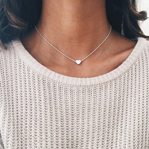 New Fashion Steampunk Dainty Circle Collier Jewelry Round Minimalist Chain Pendant Necklace For Women Jewelry Gift Cheap Collar
