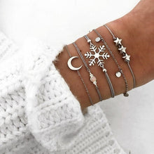 Load image into Gallery viewer, Boho Charm Bracelets &amp; Bangles Set For Women Vintage Beaded Bracelet Fashion Multilayer Pulseras Accessories Mujer 2019 Bijoux