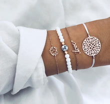 Load image into Gallery viewer, Boho Charm Bracelets &amp; Bangles Set For Women Vintage Beaded Bracelet Fashion Multilayer Pulseras Accessories Mujer 2019 Bijoux