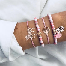 Load image into Gallery viewer, Boho Charm Bracelets &amp; Bangles Set For Women Vintage Beaded Bracelet Fashion Multilayer Pulseras Accessories Mujer 2019 Bijoux