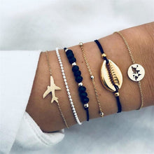 Load image into Gallery viewer, Boho Charm Bracelets &amp; Bangles Set For Women Vintage Beaded Bracelet Fashion Multilayer Pulseras Accessories Mujer 2019 Bijoux