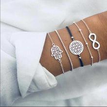 Load image into Gallery viewer, Boho Charm Bracelets &amp; Bangles Set For Women Vintage Beaded Bracelet Fashion Multilayer Pulseras Accessories Mujer 2019 Bijoux