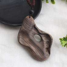 Load image into Gallery viewer, SEDmart Vintage Sandalwood Natural Stone Pendant Necklace for Women and Girls Long Sweater Chain Adjustable Jewelry GiftSouvenir