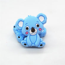 Load image into Gallery viewer, Chengkai 10pcs Silicone Teether Beads DIY Unicorn Star Penguin Flower Koala Flamingo Baby Teething Sensory Jewelry Cartoon Beads