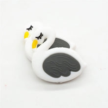 Load image into Gallery viewer, Chengkai 10pcs Silicone Teether Beads DIY Unicorn Star Penguin Flower Koala Flamingo Baby Teething Sensory Jewelry Cartoon Beads