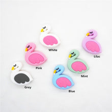 Load image into Gallery viewer, Chengkai 10pcs Silicone Teether Beads DIY Unicorn Star Penguin Flower Koala Flamingo Baby Teething Sensory Jewelry Cartoon Beads