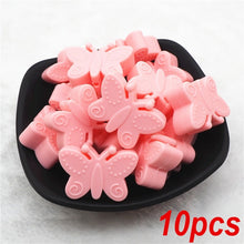 Load image into Gallery viewer, Chengkai 10pcs Silicone Teether Beads DIY Unicorn Star Penguin Flower Koala Flamingo Baby Teething Sensory Jewelry Cartoon Beads