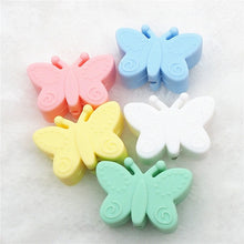 Load image into Gallery viewer, Chengkai 10pcs Silicone Teether Beads DIY Unicorn Star Penguin Flower Koala Flamingo Baby Teething Sensory Jewelry Cartoon Beads