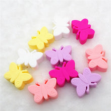 Load image into Gallery viewer, Chengkai 10pcs Silicone Teether Beads DIY Unicorn Star Penguin Flower Koala Flamingo Baby Teething Sensory Jewelry Cartoon Beads