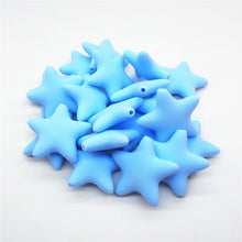 Load image into Gallery viewer, Chengkai 10pcs Silicone Teether Beads DIY Unicorn Star Penguin Flower Koala Flamingo Baby Teething Sensory Jewelry Cartoon Beads