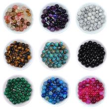 Load image into Gallery viewer, Natural Gem Tiger Eye Amethysts Lapis Round Loose Strand Stone Beads for DIY Necklace Bracelet Jewelry Making Pick Size 4-12mm
