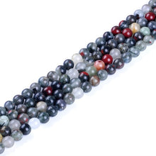 Load image into Gallery viewer, Natural Gem Tiger Eye Amethysts Lapis Round Loose Strand Stone Beads for DIY Necklace Bracelet Jewelry Making Pick Size 4-12mm