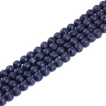 Load image into Gallery viewer, Natural Gem Tiger Eye Amethysts Lapis Round Loose Strand Stone Beads for DIY Necklace Bracelet Jewelry Making Pick Size 4-12mm