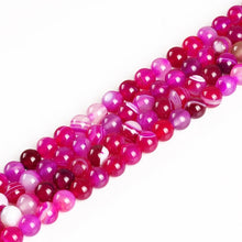 Load image into Gallery viewer, Natural Gem Tiger Eye Amethysts Lapis Round Loose Strand Stone Beads for DIY Necklace Bracelet Jewelry Making Pick Size 4-12mm