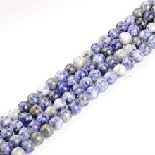Load image into Gallery viewer, Natural Gem Tiger Eye Amethysts Lapis Round Loose Strand Stone Beads for DIY Necklace Bracelet Jewelry Making Pick Size 4-12mm