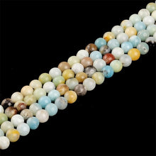 Load image into Gallery viewer, Natural Gem Tiger Eye Amethysts Lapis Round Loose Strand Stone Beads for DIY Necklace Bracelet Jewelry Making Pick Size 4-12mm
