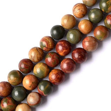 Load image into Gallery viewer, Natural Gem Tiger Eye Amethysts Lapis Round Loose Strand Stone Beads for DIY Necklace Bracelet Jewelry Making Pick Size 4-12mm
