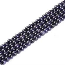 Load image into Gallery viewer, Natural Gem Tiger Eye Amethysts Lapis Round Loose Strand Stone Beads for DIY Necklace Bracelet Jewelry Making Pick Size 4-12mm