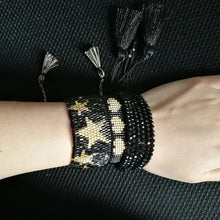 Load image into Gallery viewer, SHINUSBOHO 5X Punk Miyuki Charm Friendship Bracelets Bangles Gothic Rock Gold Rivets Men Jewelry Statement Bracelets for Women