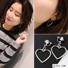 Load image into Gallery viewer, JIOFREE New Korean geometric Long Clip on Earrings Without Piercing For Women OL Style sweet Party Jewelry Gift