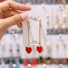 Load image into Gallery viewer, JIOFREE New Korean geometric Long Clip on Earrings Without Piercing For Women OL Style sweet Party Jewelry Gift