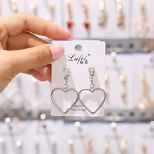 Load image into Gallery viewer, JIOFREE New Korean geometric Long Clip on Earrings Without Piercing For Women OL Style sweet Party Jewelry Gift