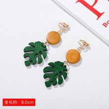 Load image into Gallery viewer, JIOFREE New Korean geometric Long Clip on Earrings Without Piercing For Women OL Style sweet Party Jewelry Gift