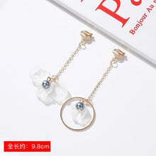 Load image into Gallery viewer, JIOFREE New Korean geometric Long Clip on Earrings Without Piercing For Women OL Style sweet Party Jewelry Gift