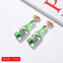 Load image into Gallery viewer, JIOFREE New Korean geometric Long Clip on Earrings Without Piercing For Women OL Style sweet Party Jewelry Gift
