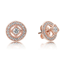 Load image into Gallery viewer, 9 Style Women Ear Studs Vintage Allure Radiant Clover Luminous Ice Crystal High Quality Earring With Women Wedding Jewelry