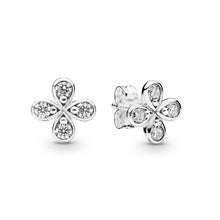 Load image into Gallery viewer, 9 Style Women Ear Studs Vintage Allure Radiant Clover Luminous Ice Crystal High Quality Earring With Women Wedding Jewelry