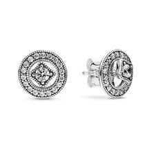 Load image into Gallery viewer, 9 Style Women Ear Studs Vintage Allure Radiant Clover Luminous Ice Crystal High Quality Earring With Women Wedding Jewelry