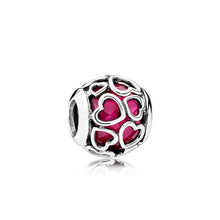 Load image into Gallery viewer, Hot Sale Silver Beads Love Heart Fall In Love Bead For 925 Original Pandora Charm Bracelets &amp; Bangles Jewelry