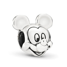 Load image into Gallery viewer, BAOPON 2Pcs/lot Cartoon Mickey Minnie Beads Fits Pandora Bracelet Necklace DIY Making Charms Bracelet For Women Jewelry Gifts