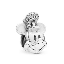 Load image into Gallery viewer, BAOPON 2Pcs/lot Cartoon Mickey Minnie Beads Fits Pandora Bracelet Necklace DIY Making Charms Bracelet For Women Jewelry Gifts