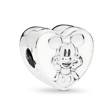 Load image into Gallery viewer, BAOPON 2Pcs/lot Cartoon Mickey Minnie Beads Fits Pandora Bracelet Necklace DIY Making Charms Bracelet For Women Jewelry Gifts