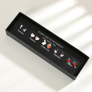 100 Pairs/Set Random Plant Fruit Animal Stud Earrings For Women Girls Kids Jewelry Cute Bear Polymer Clay Earring Set Mix Gifts