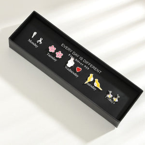100 Pairs/Set Random Plant Fruit Animal Stud Earrings For Women Girls Kids Jewelry Cute Bear Polymer Clay Earring Set Mix Gifts