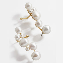 Load image into Gallery viewer, Bohemian Imitation Pearls Ear Cuff For Women Girl Trendy Round Small Clip Earrings NO Piercing Gold Metal Wedding Jewelry Bijoux