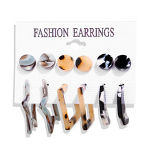 Load image into Gallery viewer, 17KM Vintage Moon Pearl Stud Earrings Set For Women BOHO Tassel Geometric Heart Twist Earring 2019 New DIY Bohemian Jewelry