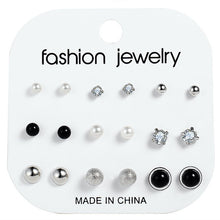 Load image into Gallery viewer, 17KM Vintage Moon Pearl Stud Earrings Set For Women BOHO Tassel Geometric Heart Twist Earring 2019 New DIY Bohemian Jewelry
